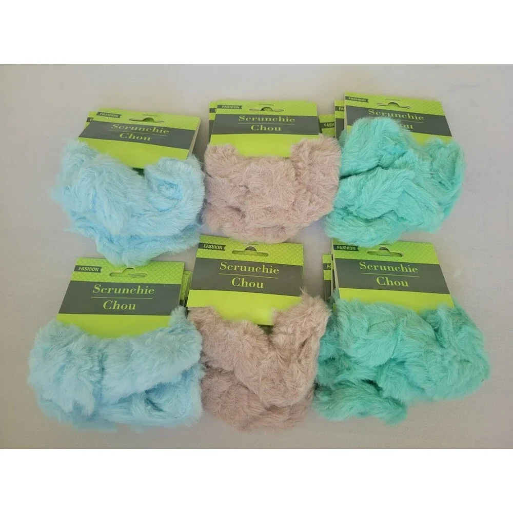 Hair Accessories Scrunchies Headbands Clips Ties Lot of 102 Pieces New With Tags